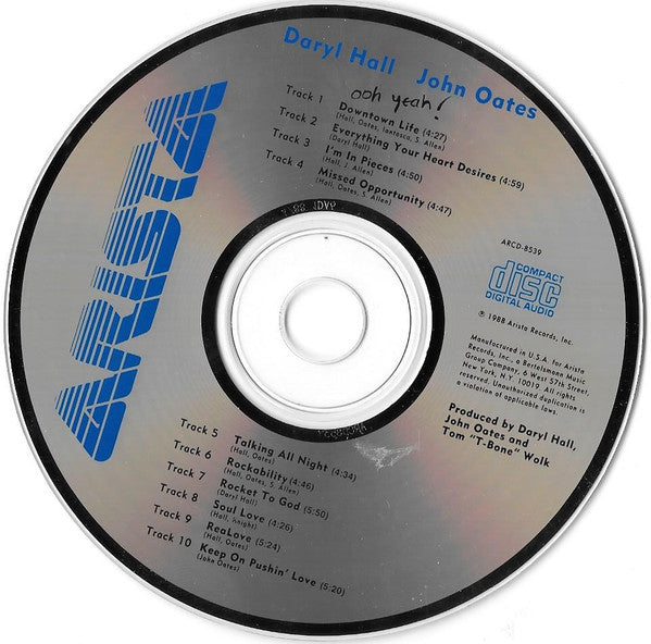Daryl Hall John Oates* : Ooh Yeah! (CD, Album)