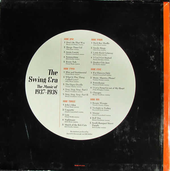 Various : The Swing Era: The Music Of 1937-1938: Vintage Years Of Humor (3xLP, Comp + Box)