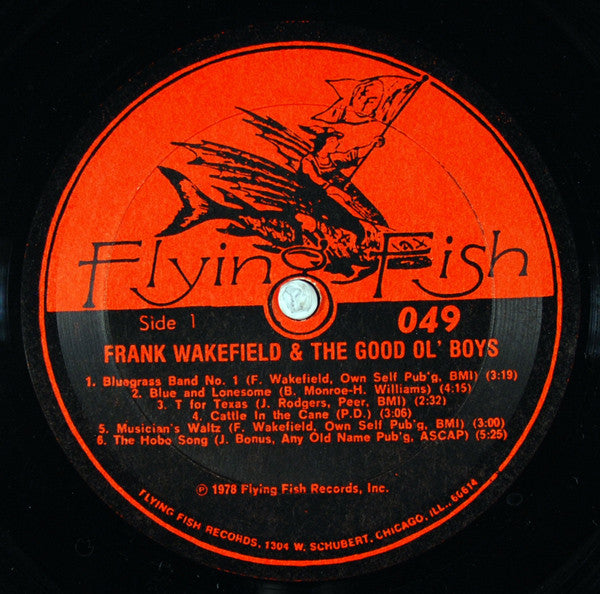 Frank Wakefield And The Good 'Ol Boys : Frank Wakefield & The Good Ol' Boys (LP)