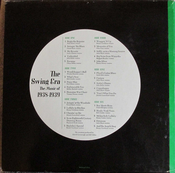 Various : The Swing Era: The Music Of 1938-1939: Where Swing Came From (3xLP, Comp + Box)