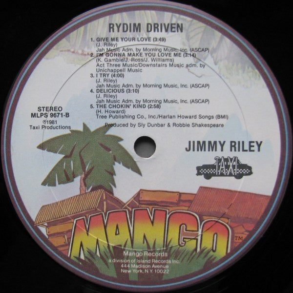Jimmy Riley : Rydim Driven (LP, Album, Hau)