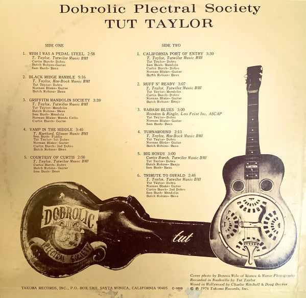 Tut Taylor : Dobrolic Plectral Society (LP, Album)