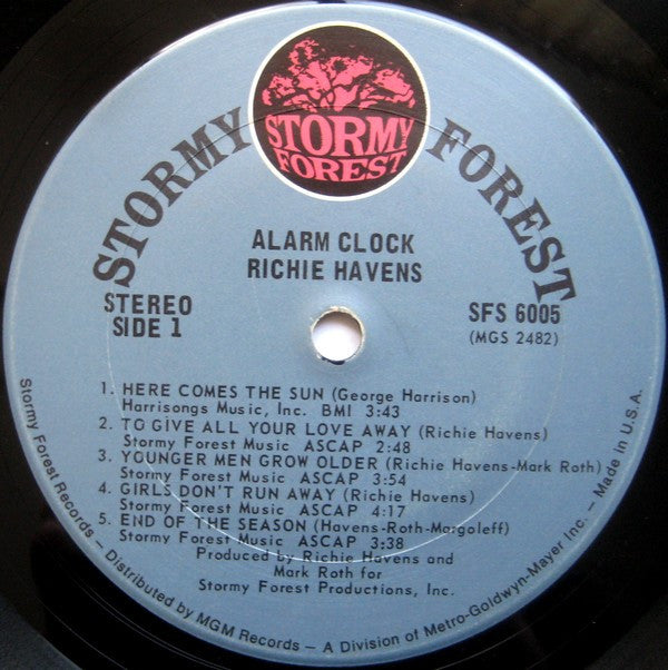 Richie Havens : Alarm Clock (LP, Album)