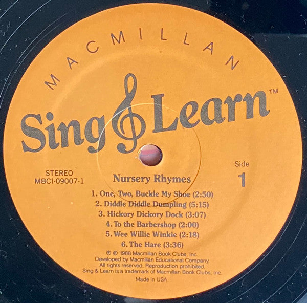 Various : Nursery Rhymes (LP)