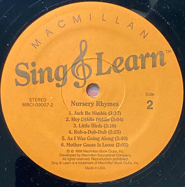 Various : Nursery Rhymes (LP)