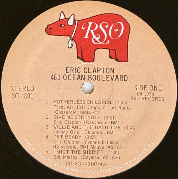 Eric Clapton : 461 Ocean Boulevard (LP, Album, MS )