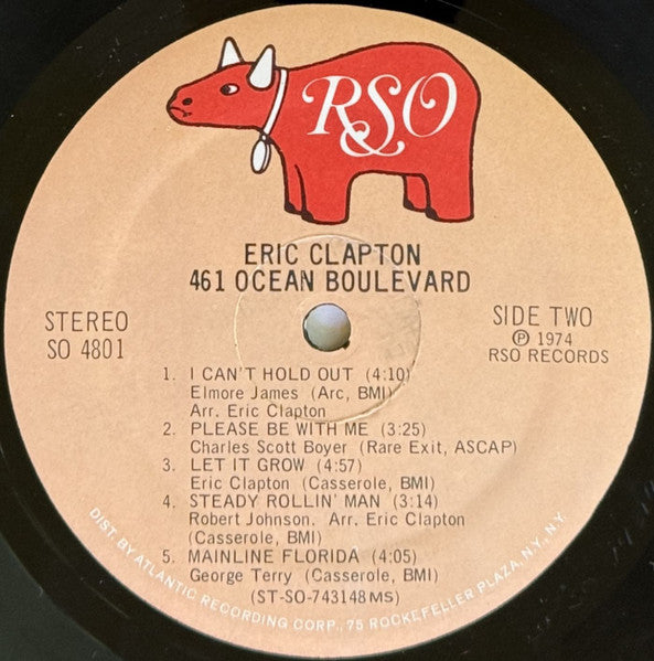 Eric Clapton : 461 Ocean Boulevard (LP, Album, MS )