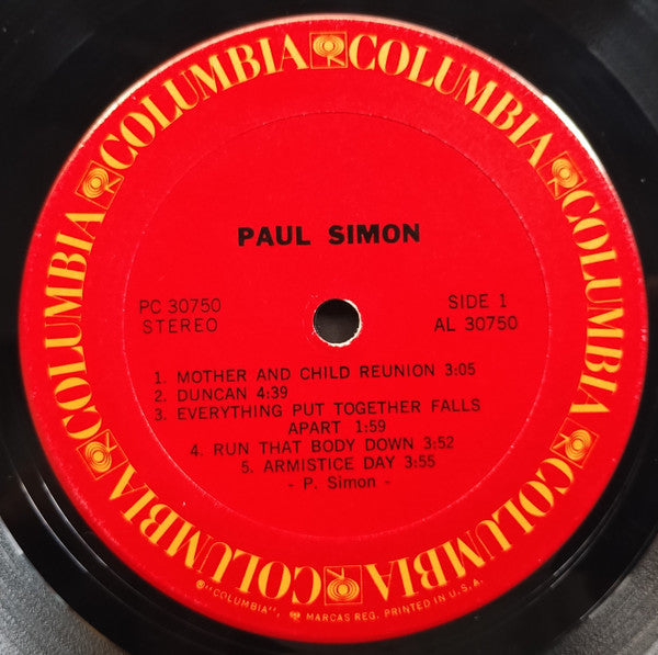 Paul Simon : Paul Simon (LP, Album, RE, Ter)
