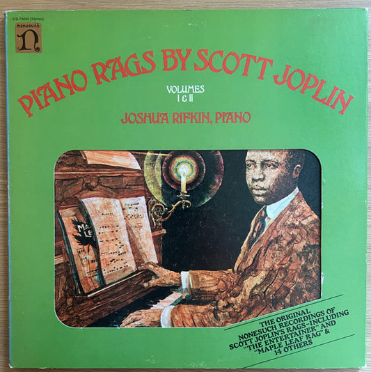 Scott Joplin, Joshua Rifkin : Piano Rags By Scott Joplin: Volumes I & II (2xLP, Comp, SRC)