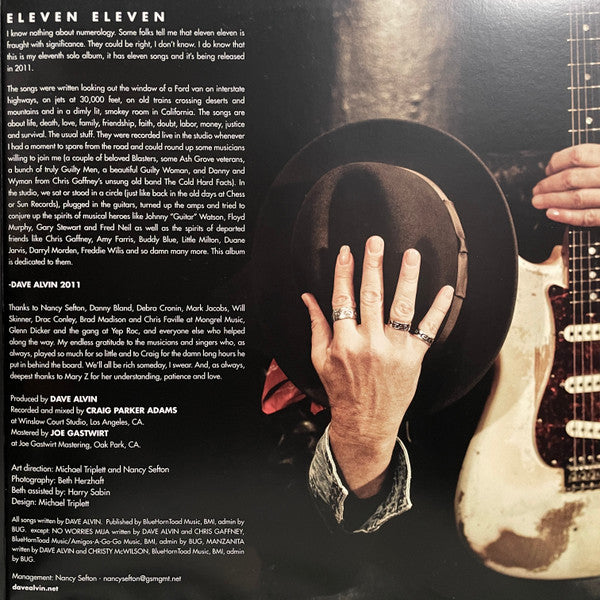 Dave Alvin : Eleven Eleven (2xLP, Album, 180)