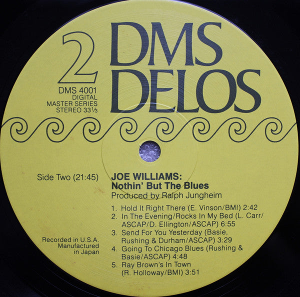 Joe Williams With Red Holloway & His Blues All-Stars : Nothin' But The Blues (LP, Album)