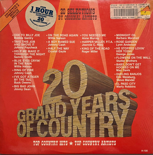 Various : 20 Grand Years Of Country (LP, Comp)