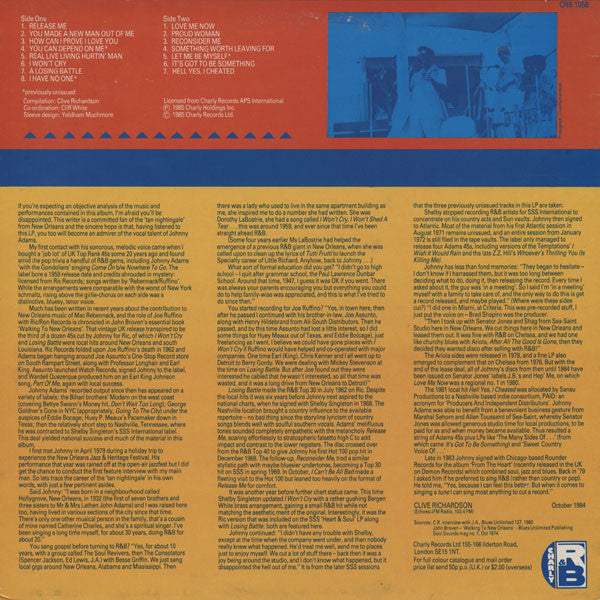Johnny Adams : The Tan Nightingale (LP, Comp)