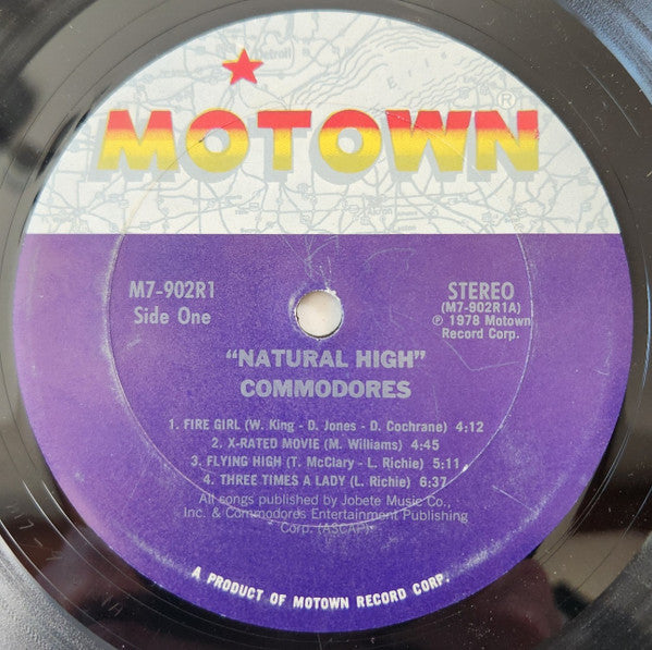 Commodores : Natural High (LP, Album, Club, CRC)