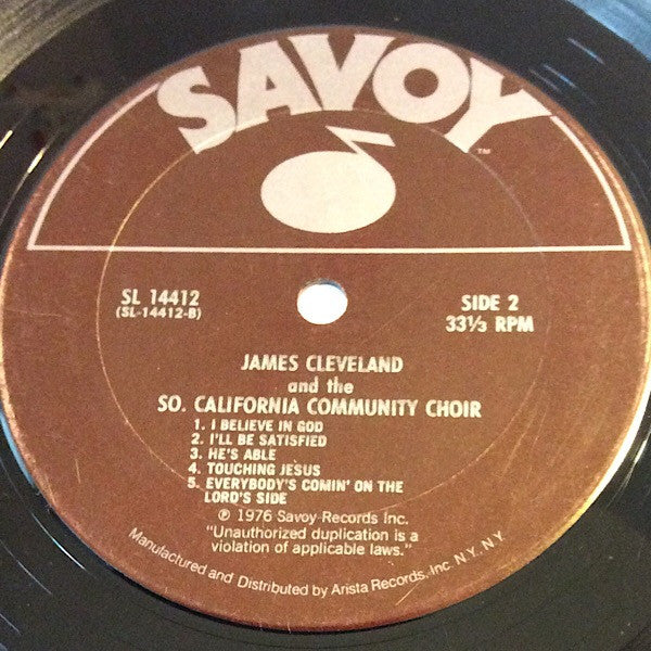 James Cleveland* And The Southern California Community Choir : Give It To Me (LP, Album)