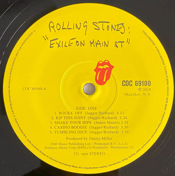Rolling Stones* : Exile On Main St (2xLP, Album, RE, RM, 180)