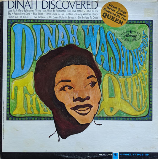 Dinah Washington : Dinah Discovered (LP, Mono)