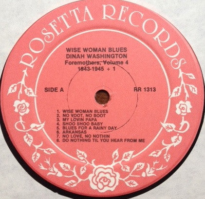 Dinah Washington : Wise Woman Blues (Rare & Early) (LP, Album, Comp, Gat)