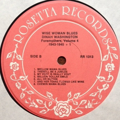 Dinah Washington : Wise Woman Blues (Rare & Early) (LP, Album, Comp, Gat)