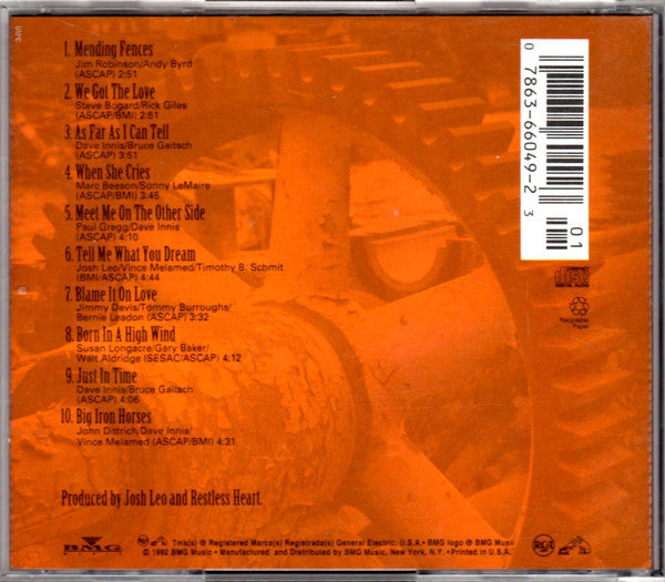 Restless Heart : Big Iron Horses (CD, Album)