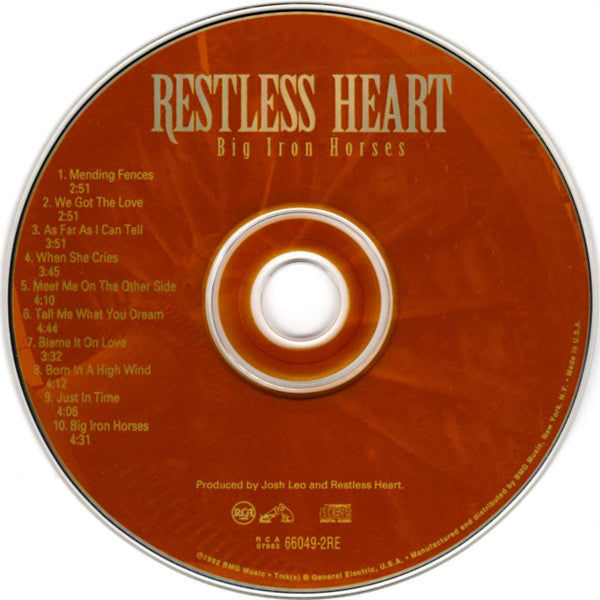 Restless Heart : Big Iron Horses (CD, Album)