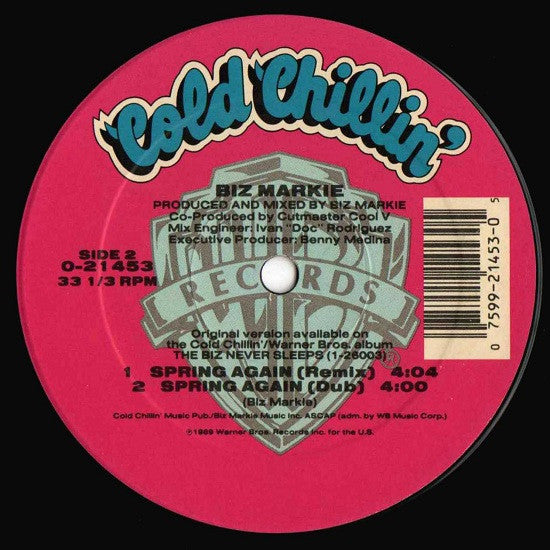 Biz Markie : Spring Again (12", Maxi)