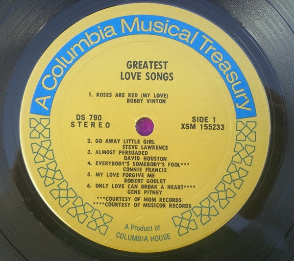 Various : Greatest Love Songs of The Sensational 60's (2xLP, Comp)