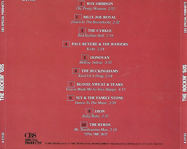 Various : The Rockin' 60's (CD, Comp, RE)