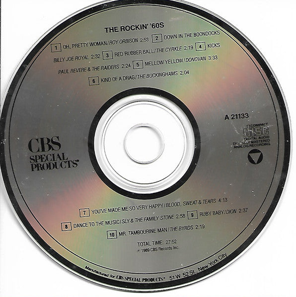 Various : The Rockin' 60's (CD, Comp, RE)