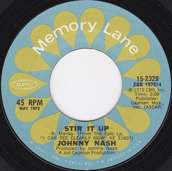 Johnny Nash : I Can See Clearly Now (7", Single, RE)