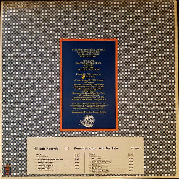 Network (11) : Nightwork (LP, Album, Promo)