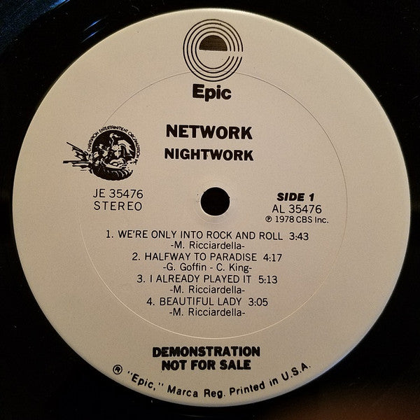 Network (11) : Nightwork (LP, Album, Promo)