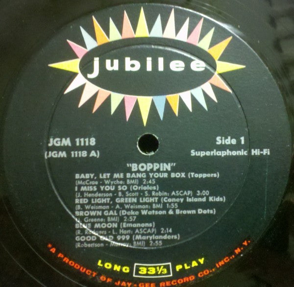 Various : Boppin'! (LP, Comp, Mono)