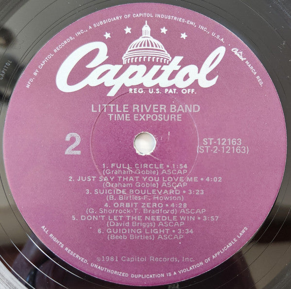 Little River Band : Time Exposure (LP, Album, Jac)