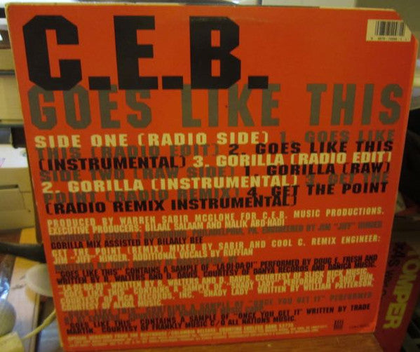 C.E.B. : Goes Like This (12")