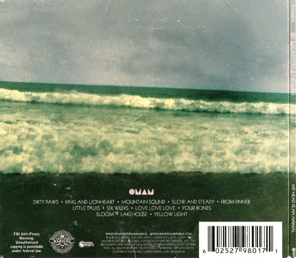 Of Monsters And Men : My Head Is An Animal (CD, Album, Gat)