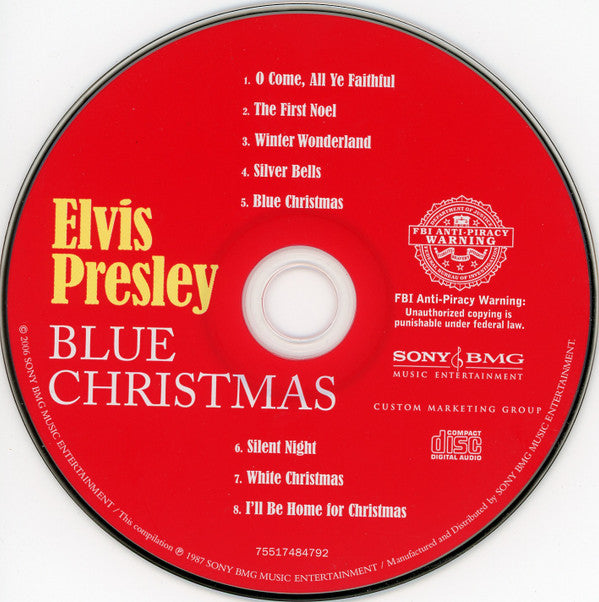 Elvis Presley : Blue Christmas (CD, Comp, RE)
