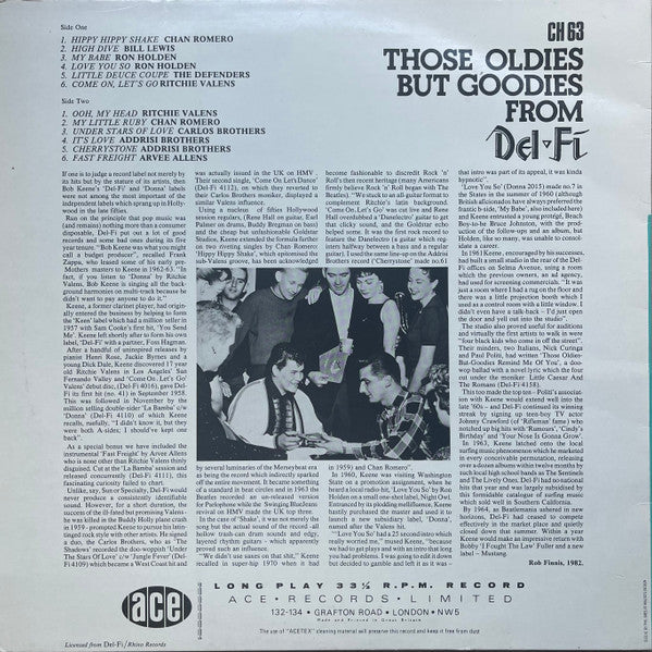 Various : Those Oldies But Goodies From Del-Fi (LP, Comp)