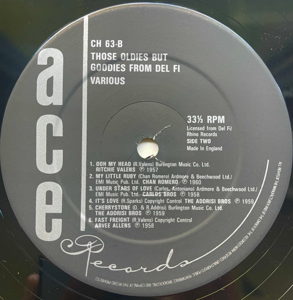 Various : Those Oldies But Goodies From Del-Fi (LP, Comp)