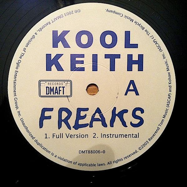 Kool Keith : Freaks (12")