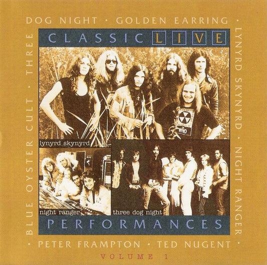 Various : Classic Live Performances Volume 1 (CD, Comp)