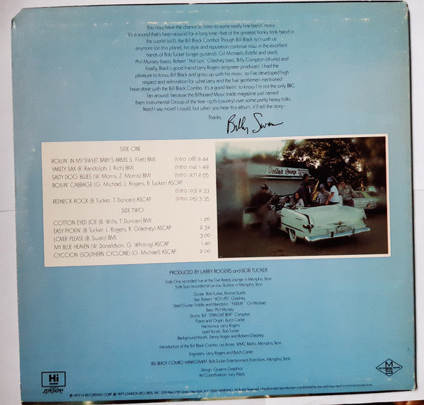Bill Black's Combo : It's Honky Tonk Time (LP, Album)