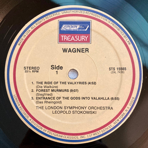 Wagner*, Stokowski*, London Symphony Orchestra : Orchestral Masterpieces From The Ring (LP, RE)