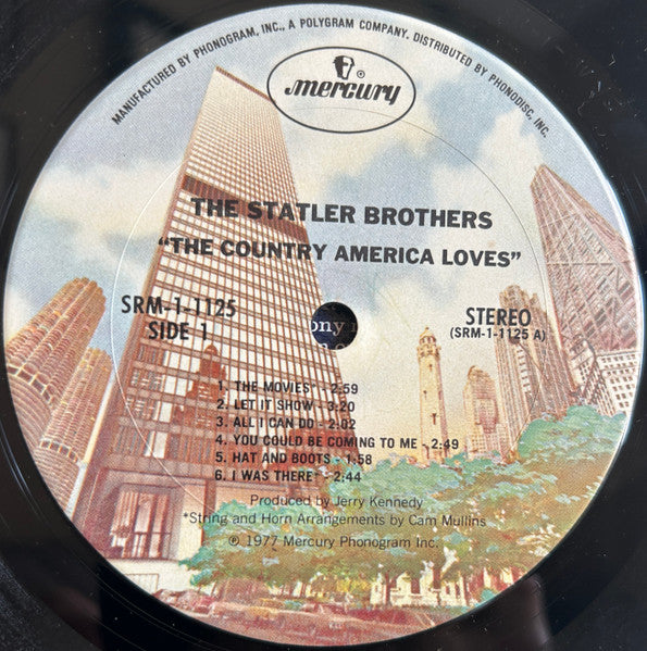 The Statler Brothers : The Country America Loves (LP, Album, San)