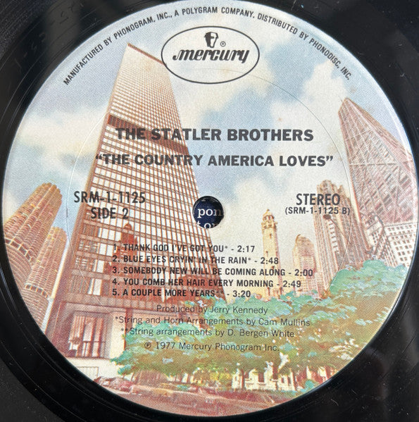 The Statler Brothers : The Country America Loves (LP, Album, San)
