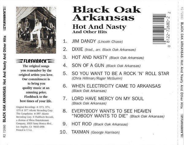 Black Oak Arkansas : Hot And Nasty And Other HIts (CD, Comp)