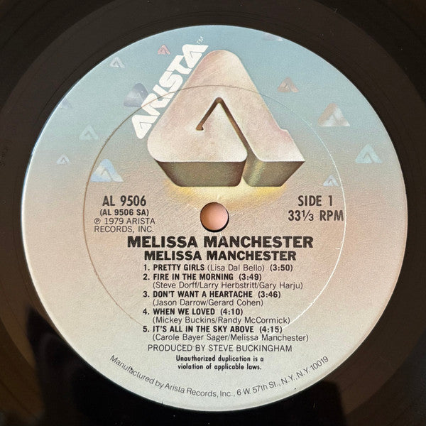 Melissa Manchester : Melissa Manchester (LP, Album, Ter)