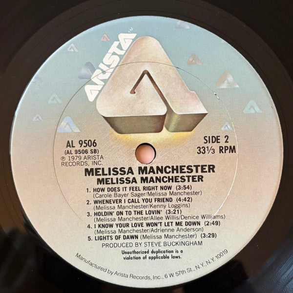 Melissa Manchester : Melissa Manchester (LP, Album, Ter)