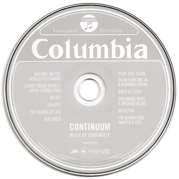 John Mayer : Continuum (CD, Album, Club, BMG)