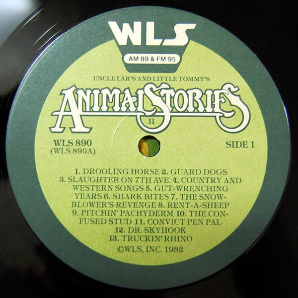 Uncle Lar' And Li'l Tommy : Animal Stories Volume II (LP)